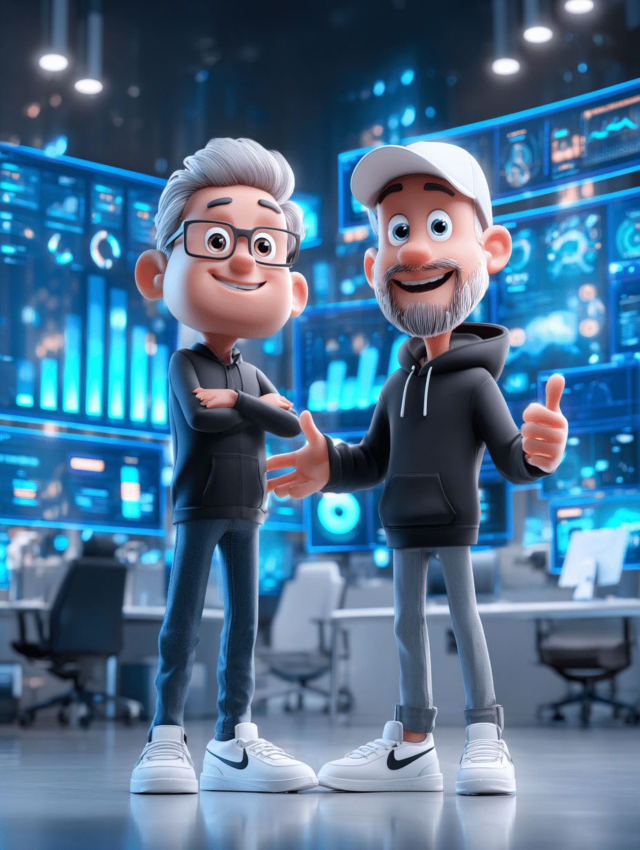 section 5 Digital marketing agency experts explaining growth analytics and conversion strategies with data dashboards showing increased traffic and customer acquisition