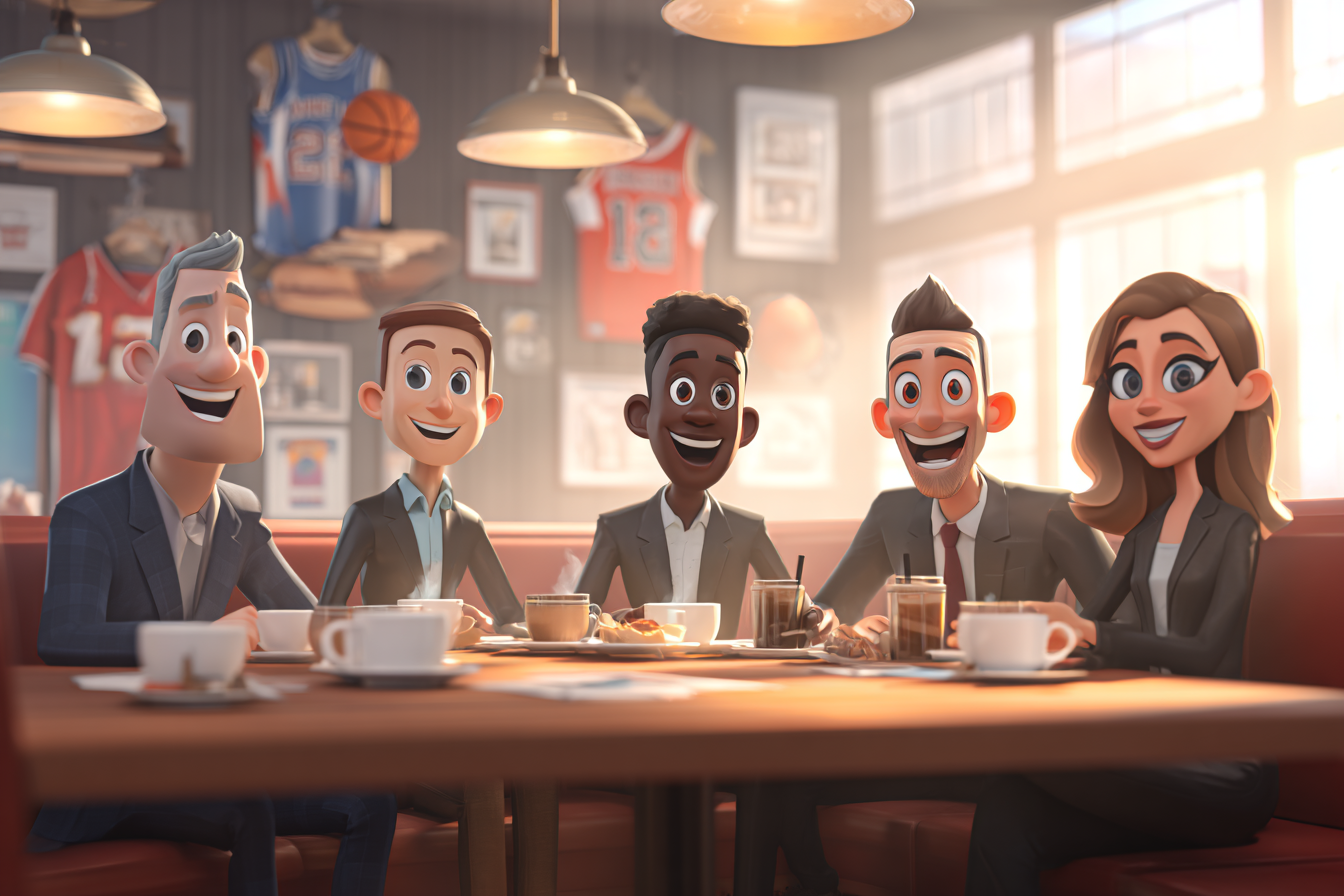 BusyPros AI Digital Marketing Agency Business Over Breakfast