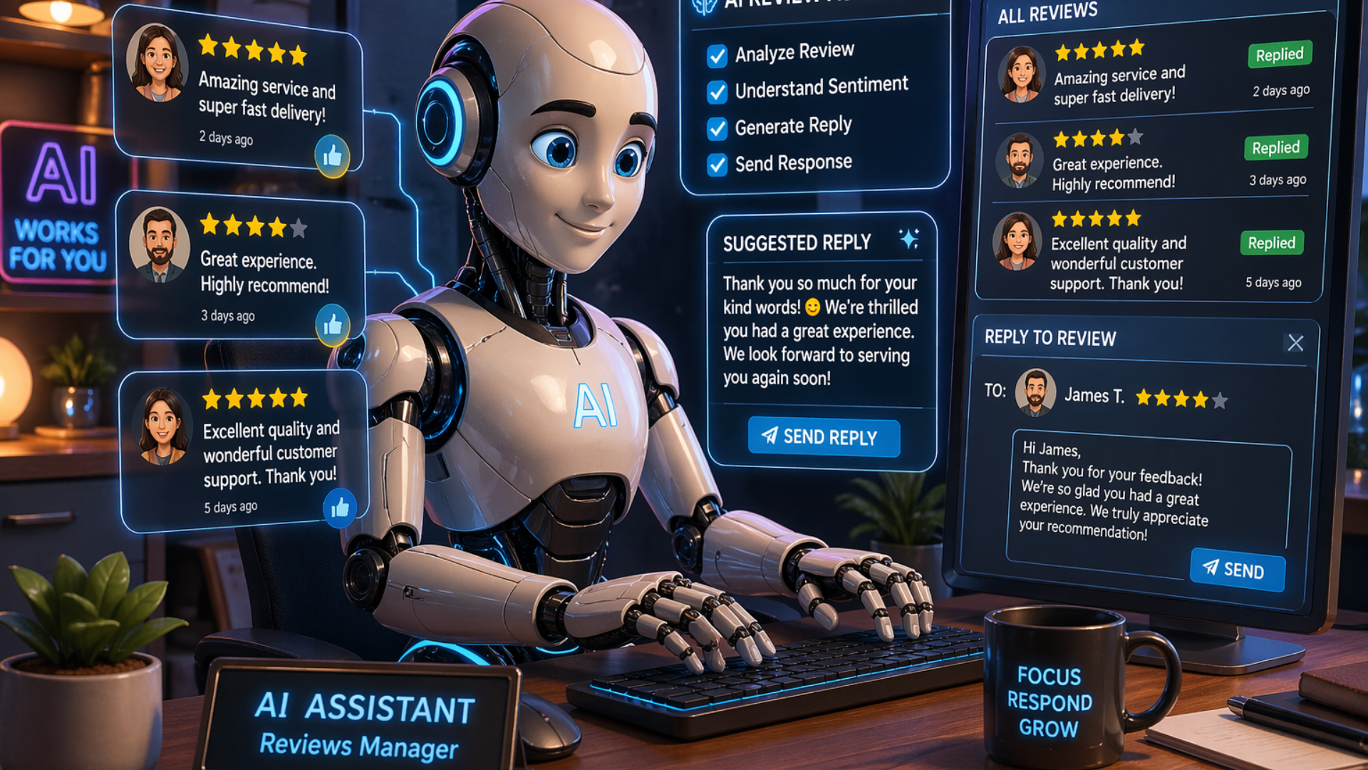 AI Review and reputation management